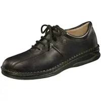 Finn Comfort Chaussure à lacets 'Schnürschuh Herren 01101 062099 Echtleder in schwarz' noir