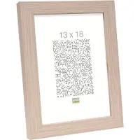 Deknudt Frames Deknudt, cadre en bois S45R, moulure de blocage, 18x24 cm, chêne
