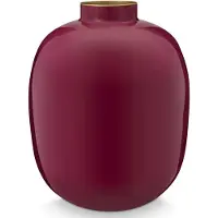 Pip studio Vase Pip Studio Metal Dark Red 32 cm 25