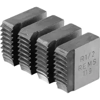 Rems Mâchoires de coupe pour Eva / Amigo R 1/2 pouce 1 jeu de filets pour tuyaux à droite