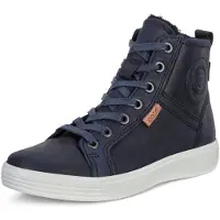 Ecco Bottes 'Stiefel Jungen 780073/02303 Glattleder in blau' bleu