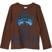 s.Oliver T-Shirt bleu marine / bleu clair / chocolat
