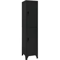 vidaXL Armoire à casiers Noir 38x45x180 cm Acier
