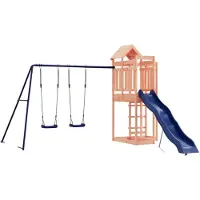 vidaXL Tour de jeux en bois massif de douglas