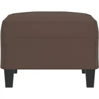 vidaXL Repose-pied Marron 70x55x41 cm Similicuir