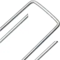vidaXL Piquets de sol en forme de U 25 pcs 15x3,5 cm acier galvanisé