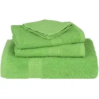 vidaXL Serviettes de sauna 2 pcs vert pomme 80x200 cm 100% coton