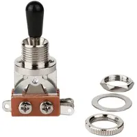 Boston SW-23-NB s?lecteur de micro 3 positions ouvert, nickel/noir