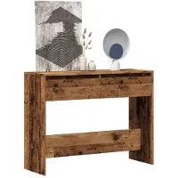 vidaXL Table console vieux bois 100x35x76,5 cm bois d'ingénierie