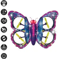 Lexibook CROSSLANDER Butterfly - papillon volant télécommandé avec contrôle gestuel
