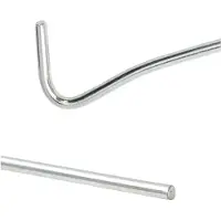vidaXL Piquets de tente 25 pcs 30 cm Ø5 mm acier galvanisé