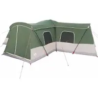vidaXL Tente pour 16 personnes avec toit, verte, 680 x 510 x 210 cm