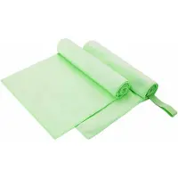 vidaXL Serviettes de sport 2 pcs Vert 100 x 50 cm