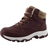 Kappa Bottines à lacets 'Aileen' lie de vin