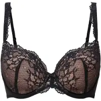 Lingadore Soutien-gorge taupe / noir
