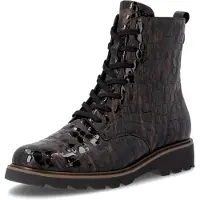 Remonte Bottines à lacets caramel / brun foncé