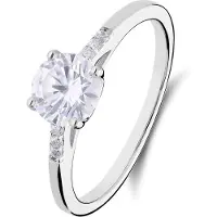 Lucardi Bague 'Schick' argent