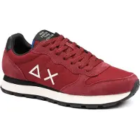 Sun68 Baskets basses 'Tom Solid' rouge foncé