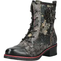 LAURA VITA Bottines à lacets noir