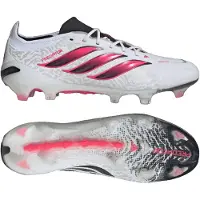 Adidas Chaussure de foot 'Predator Elite' gris clair / framboise / noir / blanc