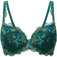 Lingadore Soutien-gorge vert foncé / mélange de couleurs