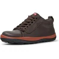 Camper Bottes à lacets ' Peu Pista ' brun foncé / orange