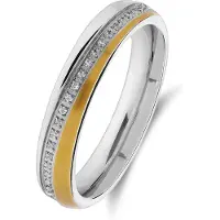 Lucardi Bague 'Statement' or / argent