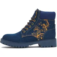 Ed Hardy Bottines à lacets indigo