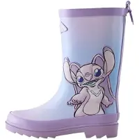 Next Bottes en caoutchouc 'Lilo and Stitch' bleu clair / lavande / violet clair / noir