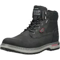 Dockers Bottines à lacets rouge sang / noir / blanc