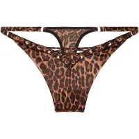 Hunkemoller String marron / brun foncé