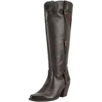 Felmini Bottes de cowboy brun foncé