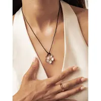 Hey Happiness Chaîne 'Daisy Flower Charm Cord' or rose