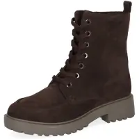 Caprice Bottines à lacets brun foncé