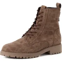 Tamaris Bottines à lacets taupe