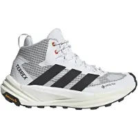 Adidas - Chaussures de randonnée en GORE-TEX - Terrex Free Hiker 3 Mid GTX Cloud White pour Homme - Taille 7,5 UK - Blanc