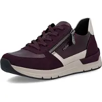 Rieker Baskets basses pierre / bourgogne