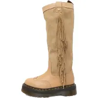 Dr. Martens Bottes 'Fringe Hi' beige