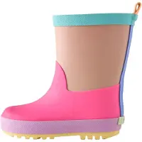 Next Bottes en caoutchouc beige foncé / turquoise / rose