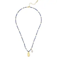 Yokoamii Chaîne ivoire / bleu / jaune d'or