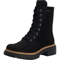 Rieker Bottes à lacets noir