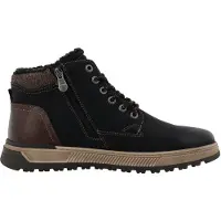 Tom Tailor Bottines à lacets chocolat / noir