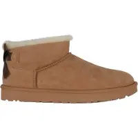 Ugg Ultra Mini Bailey Bow Boots Marron EU 37 Femme