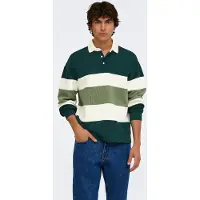 Only & Sons Sweat-shirt 'ONSBENEDICT' kiwi / vert foncé / blanc