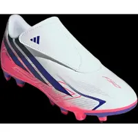 Adidas F50 Hyperfast Club Velcro Fg/mg Junior Football Boots Blanc EU 36 Enfants