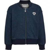Hummel Veste de survêtement bleu chiné