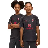 Puma T-Shirt - AC Milan - Appartement Dark Grey - - 14 ans (164) - T-Shirt