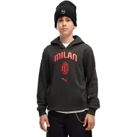 Puma Ac Milan Culture Junior Hoodie Gris 9-10 Years Garçon