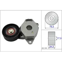 Schaeffler INA Tendeur de courroie, courroie trapézoïdale à nervures 534 0409 10