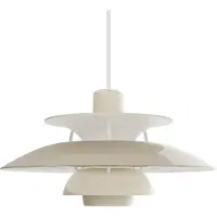 Louis Poulsen Suspension , PH 5 320, dimmable, Beige, Salle à manger, Plastique, Design